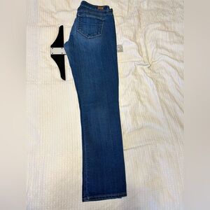 PAIGE Women's Straight Leg Jeans in Deep Blue